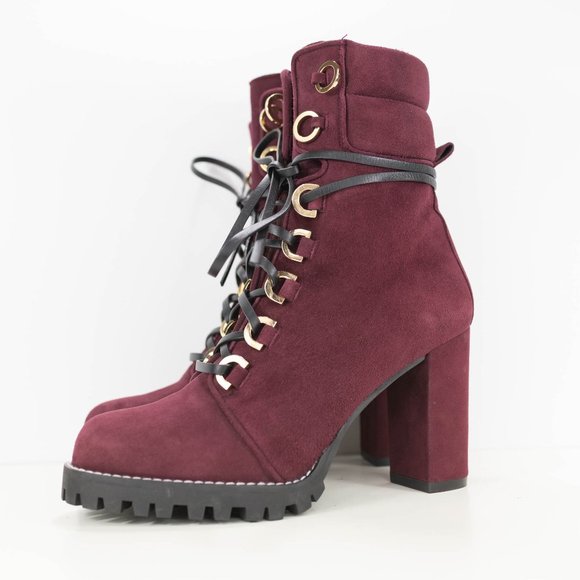 Stuart Weitzman Shackleton Round Toe Suede Boots - Picture 5 of 14